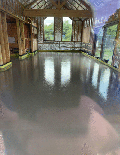 Liquid Screed Floor Drying