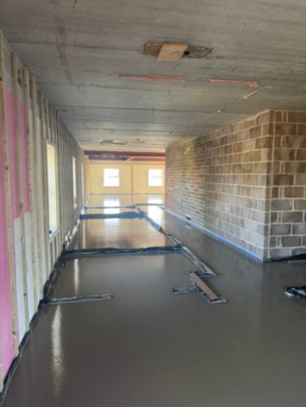 Liquid Screed Floor Drying